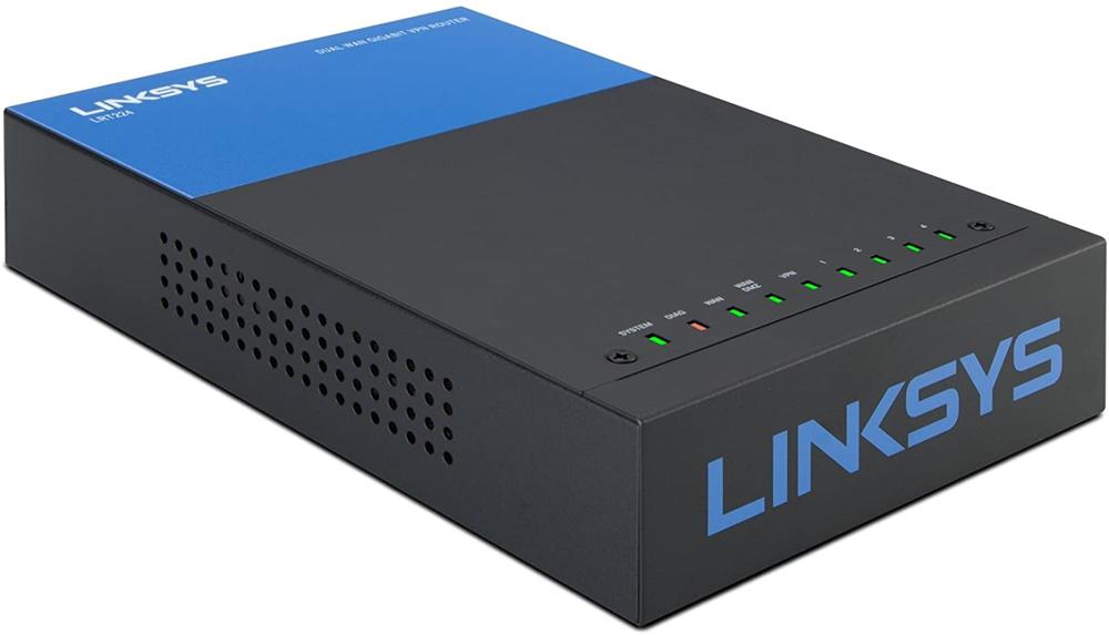 Linksys, Lrt224, Router Conmutador VPN Gigabit de 4 Puertos, 1000 Mbps